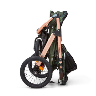 Palster Quest All Terrain Dog Stroller - Green Camouflage - Free Rain Cover
