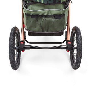 Palster Quest All Terrain Dog Stroller - Green Camouflage - Free Rain Cover