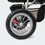 Innopet Comfort EFA ECO Dog Stroller v2.0 - 2 Year Warranty Included - Silver & Black