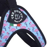 The Easy Fit Harness With Adjustable Girth By Tre Ponti - Flamingo