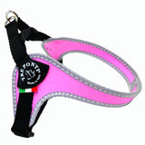 The Easy Fit Harness With Adjustable Girth By Tre Ponti - Pink