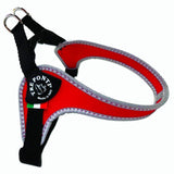 The Easy Fit Harness With Adjustable Girth By Tre Ponti - Red