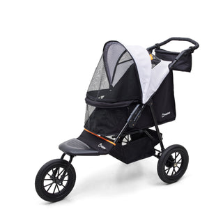Palster Trek All Terrain Dog Stroller - Black & Mist Silver