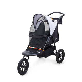Palster Trek All Terrain Dog Stroller - Black & Mist Silver