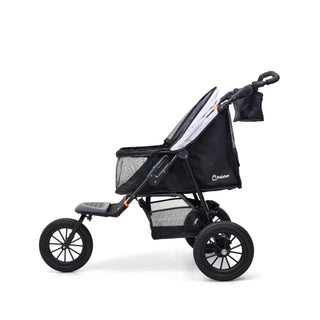 Palster Trek All Terrain Dog Stroller - Black & Mist Silver