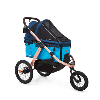 Palster Quest All Terrain Dog Stroller - Navy Blue - Free Rain Cover