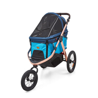 Palster Quest All Terrain Dog Stroller - Navy Blue - Free Rain Cover