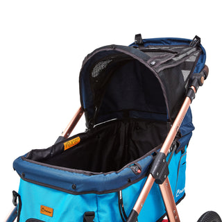 Palster Quest All Terrain Dog Stroller - Navy Blue - Free Rain Cover