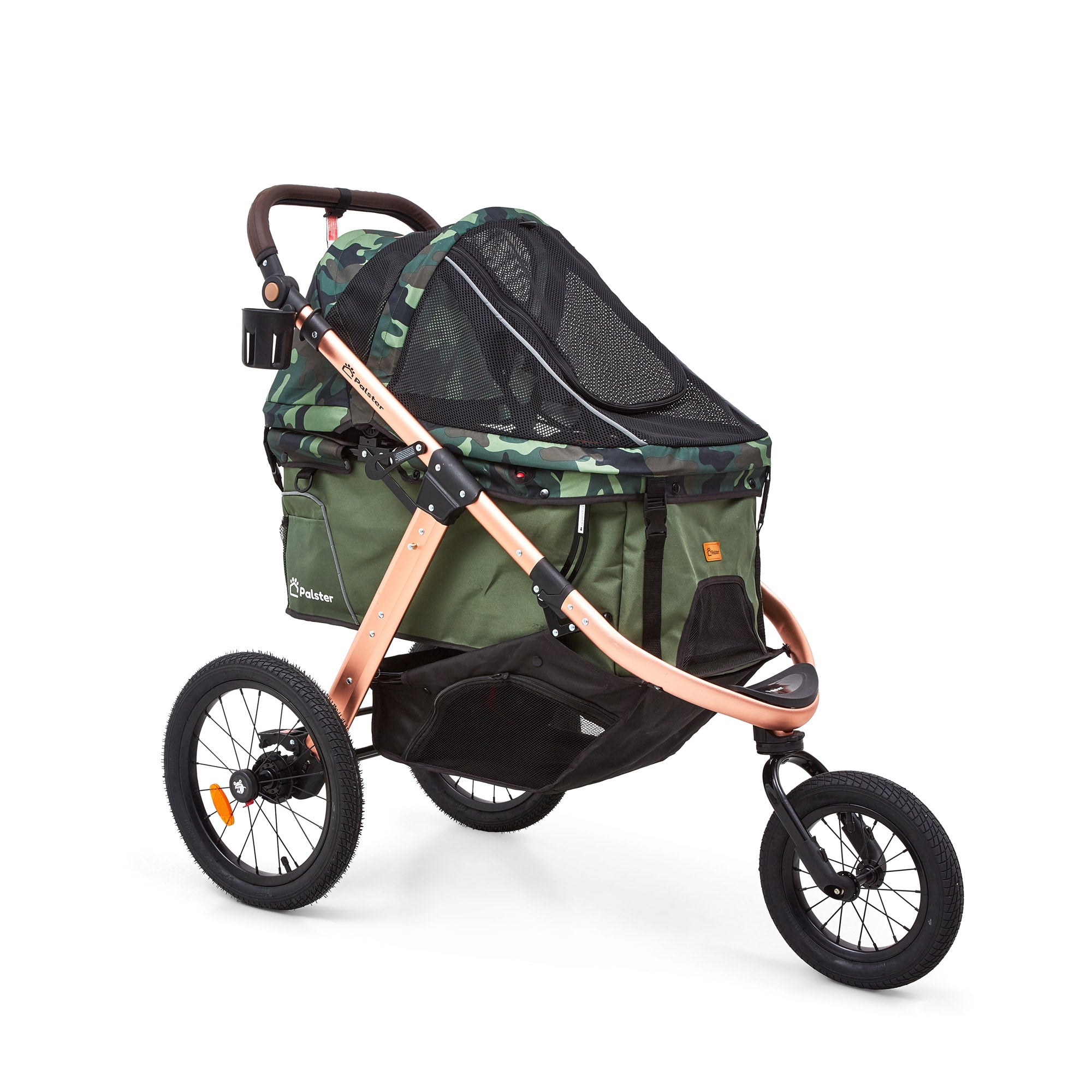 Palster Quest All Terrain Dog Stroller - Green Camouflage