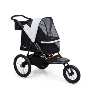 Palster Explorer All Terrain Dog Stroller - Black & Mist Silver