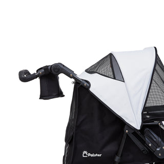 Palster Explorer All Terrain Dog Stroller - Black & Mist Silver