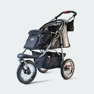 Innopet Comfort Air ECO v2.0 Dog Stroller - Silver & Black