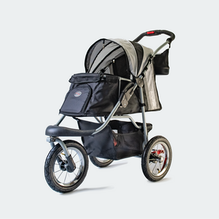 Innopet Comfort Air ECO v2.0 Dog Stroller - Silver & Black