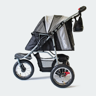 Innopet Comfort Air ECO v2.0 Dog Stroller - Silver & Black