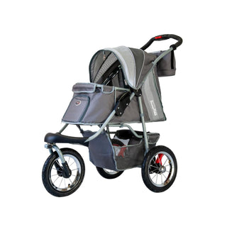 Innopet Comfort Air ECO v2.0 Dog Stroller - Dark Grey & Light Grey