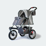 Innopet Comfort Air ECO v2.0 Dog Stroller - 2 Year Warranty Included - Dark Grey & Light Grey