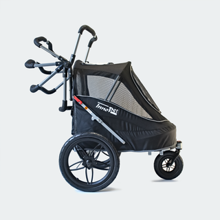 Innopet Sporty Black EVR Dog Stroller - Free Rain Cover