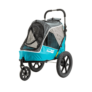 Innopet Sporty Evolution v2.0 Dog Stroller (and Bike Trailer!) - Free Rain Cover - Ocean Blue