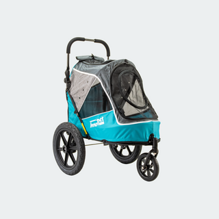 Innopet Sporty Evolution v2.0 Dog Stroller (and Bike Trailer!) - Free Rain Cover - Ocean Blue