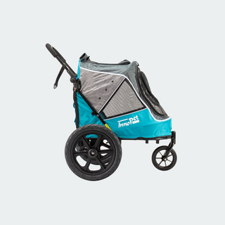 Innopet Sporty Evolution v2.0 Dog Stroller (and Bike Trailer!) - Free Rain Cover - Ocean Blue