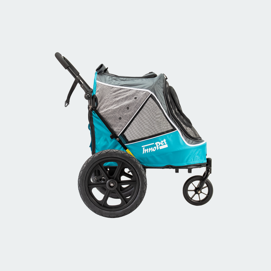 Innopet Sporty Evolution v2.0 Dog Stroller (and Bike Trailer!) - Free Rain Cover - 2 Year Warranty Included - Ocean Blue