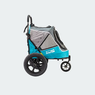 Innopet Sporty Evolution v2.0 Dog Stroller (and Bike Trailer!) - Free Rain Cover - Ocean Blue