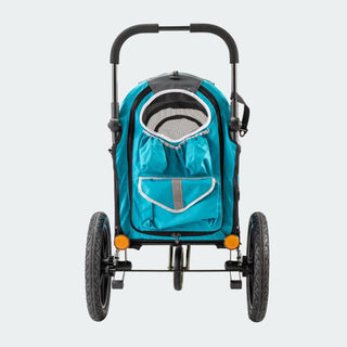 Innopet Sporty Evolution v2.0 Dog Stroller (and Bike Trailer!) - Free Rain Cover - Ocean Blue