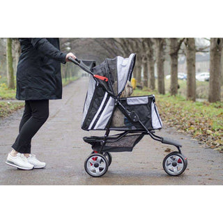 Innopet All Terrain Buggy Dog Stroller  - Black/Silver