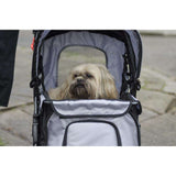 Innopet All Terrain Buggy Dog Stroller - 2 Year Warranty Included - Black/Silver
