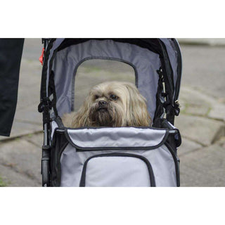 Innopet All Terrain Buggy Pet & Dog Stroller - 2 Year Warranty Included - Red/Black