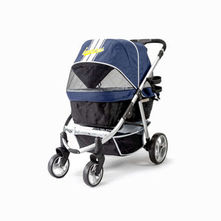 Innopet Retro Buggy Dog Stroller - 2 Year Warranty Included - Navy Blue