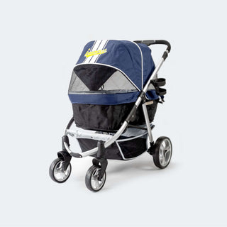 Innopet Retro Buggy Dog Stroller - 2 Year Warranty Included - Navy Blue