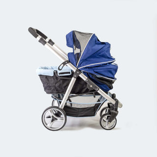 Innopet Retro Buggy Dog Stroller - 2 Year Warranty Included - Navy Blue