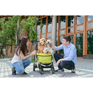 Innopet Retro Buggy Pet & Dog Stroller - Lime Green