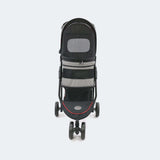Innopet Avenue Dog Stroller - Free Rain Cover - 2 Year Warranty Included - Shiny Grey & Red
