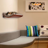 The CHILL Cat Shelf Perch by Cosy & Dozy Bundle - 1 Step (Multiple Cushion Colours Available)