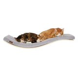 The CHILL DeLuxe Cat Shelf Perch by Cosy & Dozy – Maple Wood (Multiple Cushion Colours Available)