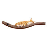 The CHILL DeLuxe Cat Shelf Perch by Cosy & Dozy – Walnut (Multiple Cushion Colours Available)