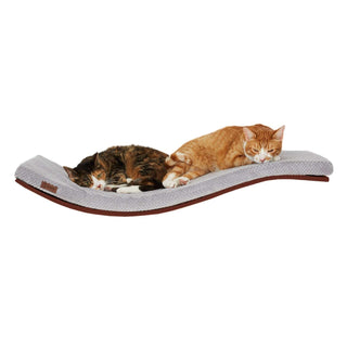 The CHILL DeLuxe Cat Shelf Perch by Cosy & Dozy – Walnut (Multiple Cushion Colours Available)