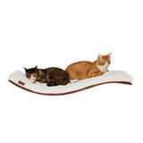 The CHILL DeLuxe Cat Shelf Perch by Cosy & Dozy – Walnut (Multiple Cushion Colours Available)