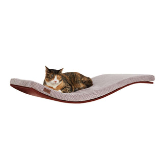 The CHILL DeLuxe Cat Shelf Perch by Cosy & Dozy – Walnut (Multiple Cushion Colours Available)