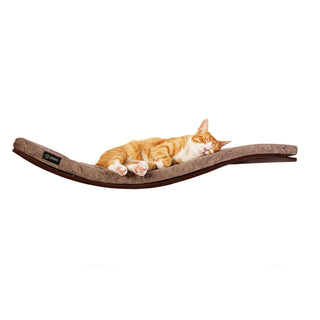 The CHILL DeLuxe Cat Shelf Perch by Cosy & Dozy – Wenge (Multiple Cushion Colours Available)