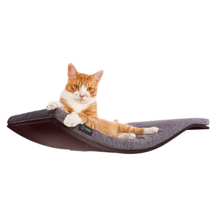 The CHILL DeLuxe Cat Shelf Perch by Cosy & Dozy – Wenge (Multiple Cushion Colours Available)