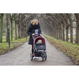 Innopet Comfort EFA ECO Dog Stroller v2.0 - 2 Year Warranty Included - Red & Black