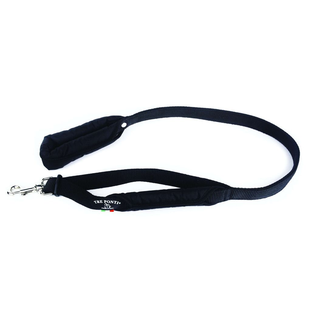 The Double Handle Padded Lead By Tre Ponti - Black