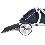 Piccolocane Crea Pet Wagon Dog Stroller - for XL Dogs - (100kg capacity) - Navy Blue