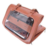 Ibiyaya Portico Deluxe Dog & Cat Transporter Shoulder Bag Carrier - Brown