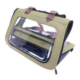 Ibiyaya Portico Deluxe Dog & Cat Transporter Shoulder Bag Carrier - Green